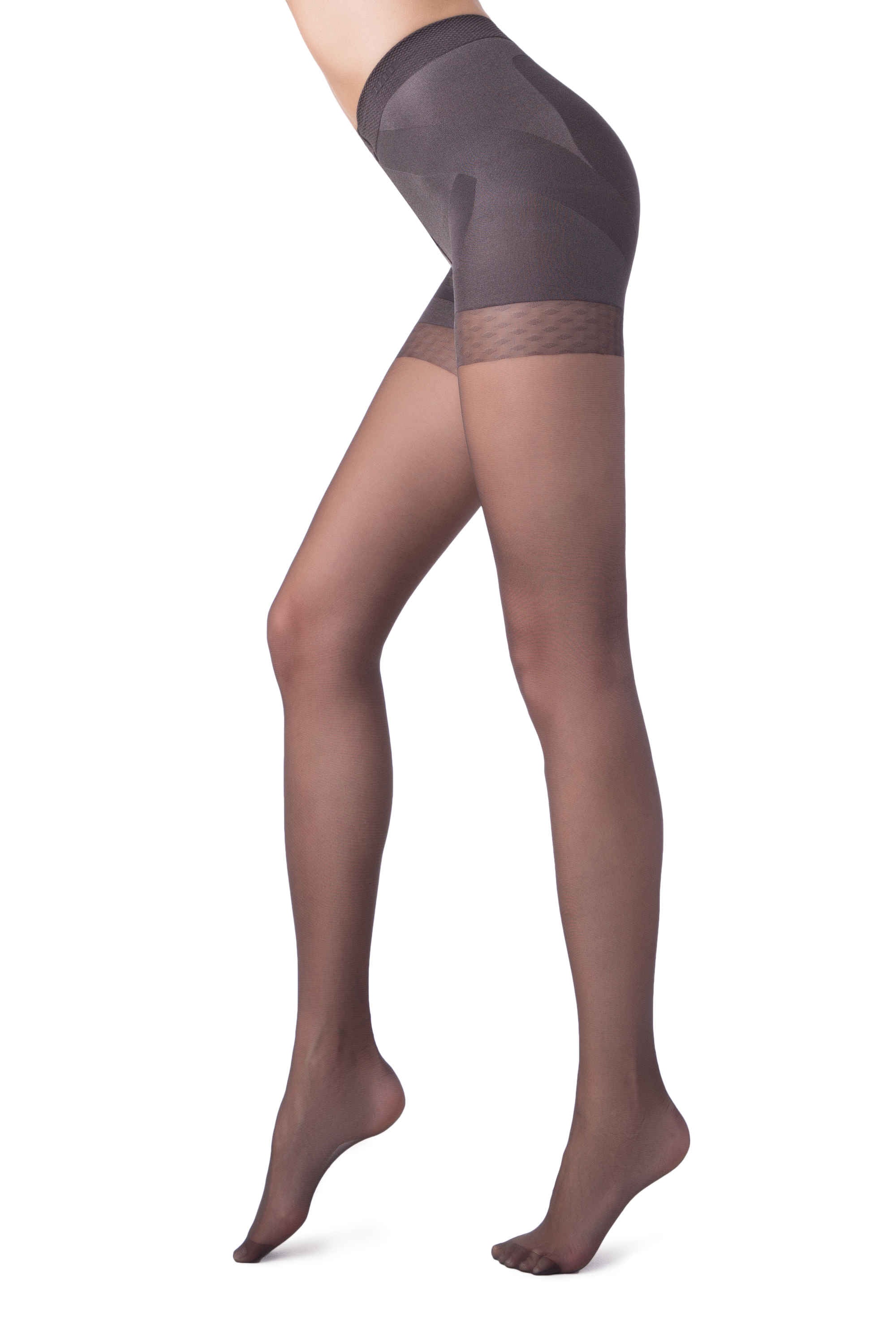 Figurformende Damenstrumpfhosen CONTE ELEGANT X-PRESS 40 Farbe grafit
