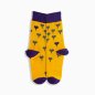 Preview: Griffon Bunte Socken Damen Love Box Farbe gelb/lila