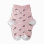 Preview: Griffon Bunte Damen Socken Flowers farbe rasa