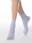 Preview: Conte Damen Socken mit Herz-Motiv pastell lila Farbe