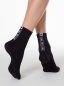 Preview: Conte Classic Damen socken 7C22-152 schwarz mit Logo