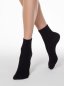 Preview: Conte Classic Damen socken schwarz mit Logo 1