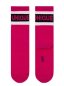 Preview: Lange Socken Conte in Fuchsia mit transparenten Streifen