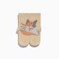 Preview: Kinder Socken Griffon Animal Box For Kids Farbe pfirsisch mit elefant