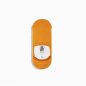 Preview: Bunte Füßlinge Mono Liner Box farbe orange