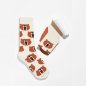 Preview: Bunte Socken Griffon Animal Box Farbe weiss