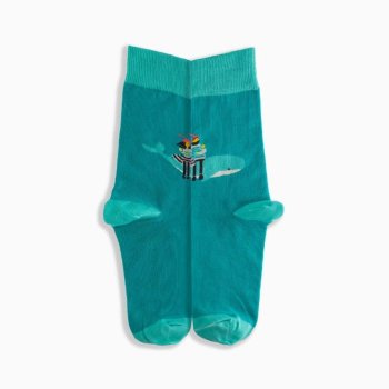 Griffon Bunte Socken Damen Love Box Farbe mint