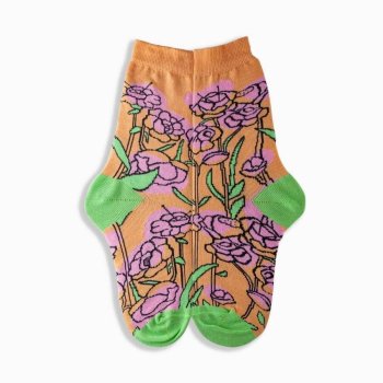 Griffon Bunte Socken Flowers6