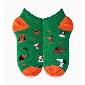 Griffon Socks Socken Low dog cats box farbe grün