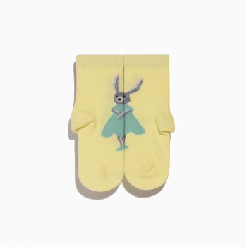 Kinder Socken Griffon Animal Box For Kids Farbe gelb