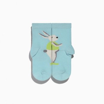 Kinder Socken Griffon Animal Box For Kids Farbe turchese
