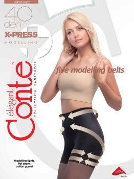 Figurformende Damenstrumpfhosen CONTE ELEGANT X-PRESS 40