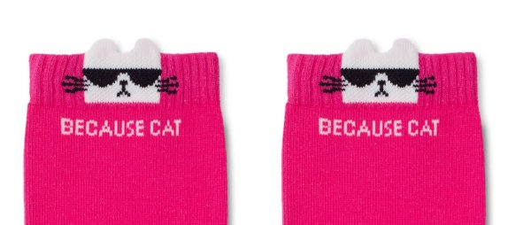 Bunte Socken für Damen von Conte in Fuxia