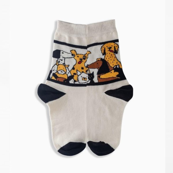 Griffon Bunte Socken Dog Cats6