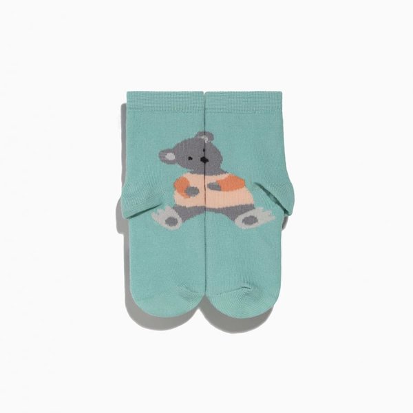 Kinder Socken Griffon Animal Box For Kids Farbe mint