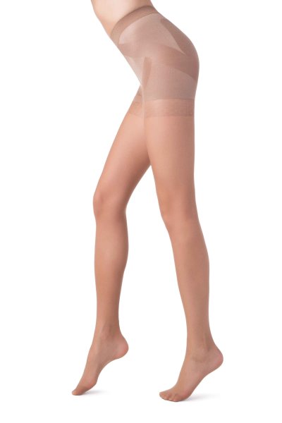 Figurformende Damenstrumpfhosen CONTE ELEGANT X-PRESS 40 Farbe bronz