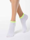 Damen Socken Conte Classic mit Neon-Grünem Bund